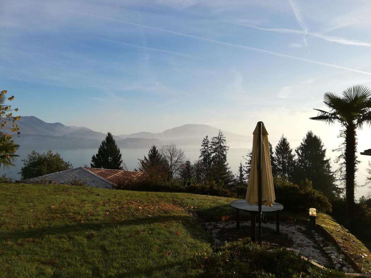 Romantica Casetta Nel Verde Con Vista Sul Lago Belgirate Exterior foto