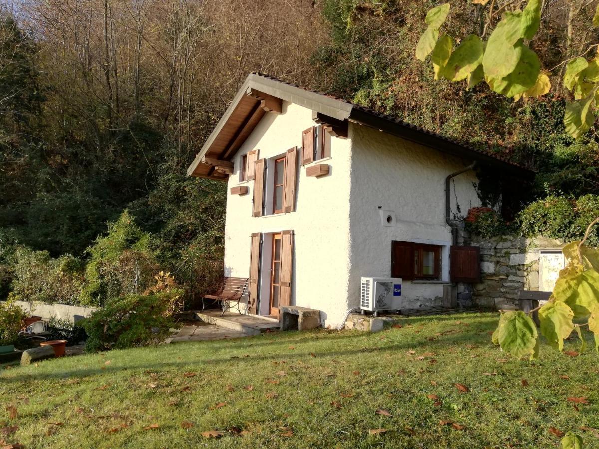 Romantica Casetta Nel Verde Con Vista Sul Lago Belgirate Exterior foto