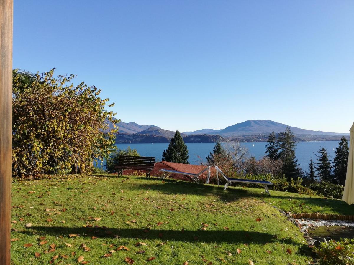 Romantica Casetta Nel Verde Con Vista Sul Lago Belgirate Exterior foto