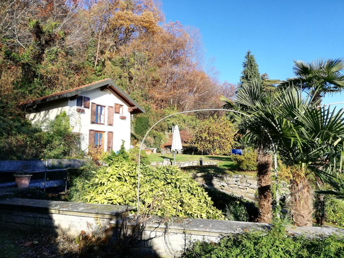 Romantica Casetta Nel Verde Con Vista Sul Lago Belgirate Exterior foto