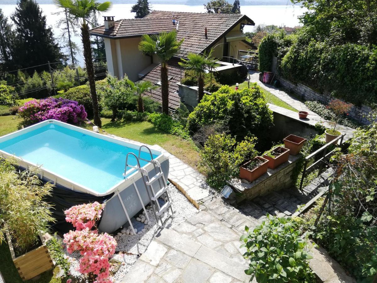 Romantica Casetta Nel Verde Con Vista Sul Lago Belgirate Exterior foto
