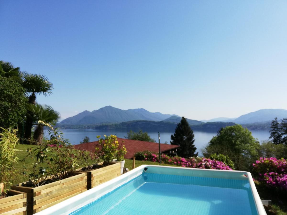 Romantica Casetta Nel Verde Con Vista Sul Lago Belgirate Exterior foto