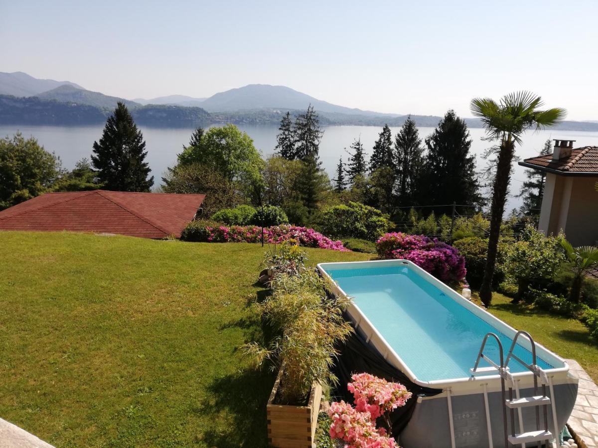 Romantica Casetta Nel Verde Con Vista Sul Lago Belgirate Exterior foto