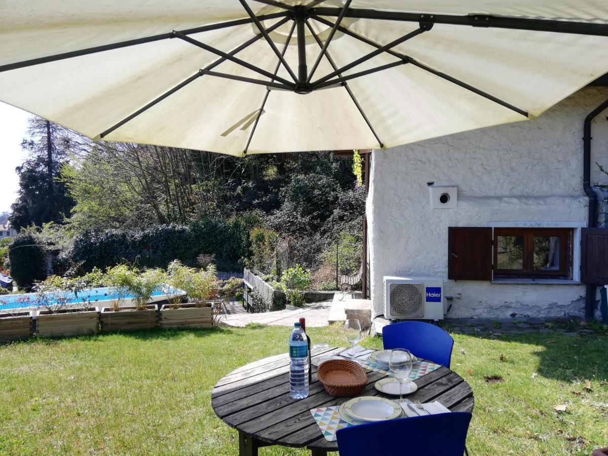 Romantica Casetta Nel Verde Con Vista Sul Lago Belgirate Exterior foto